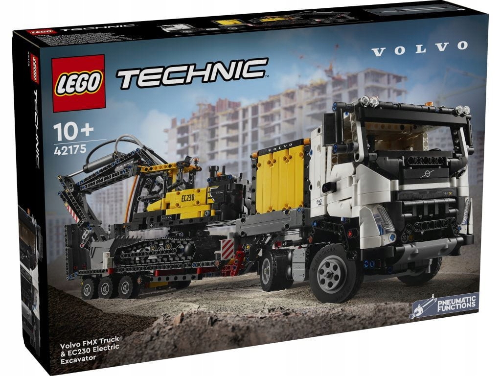 Lego 42175 Technic Nákladní automobil Volvo Fmx a bagr EC230 Electric