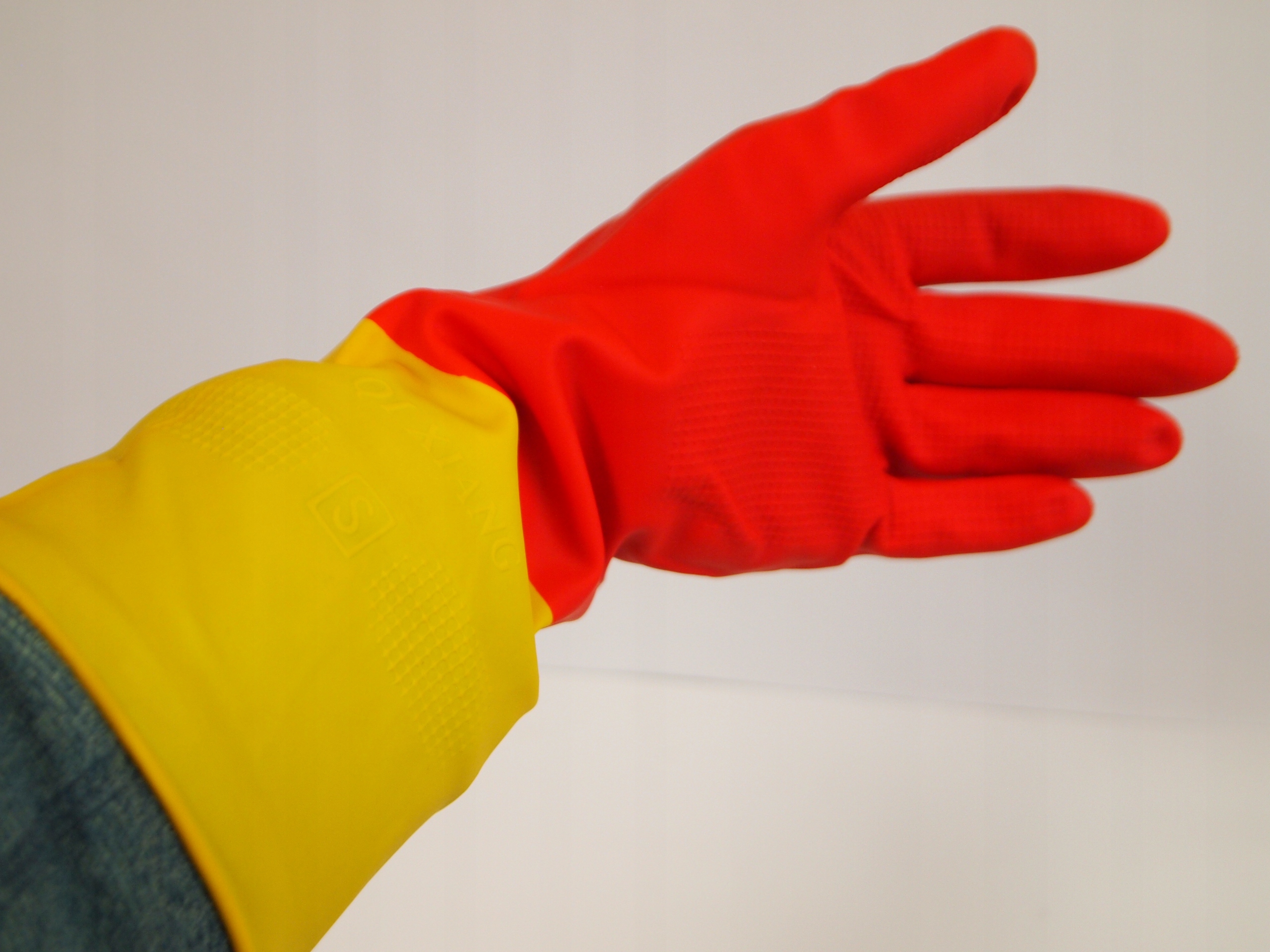 RĘKAWICE GUMOWE GOSPODARCZE GRUBE S-M Marka inna