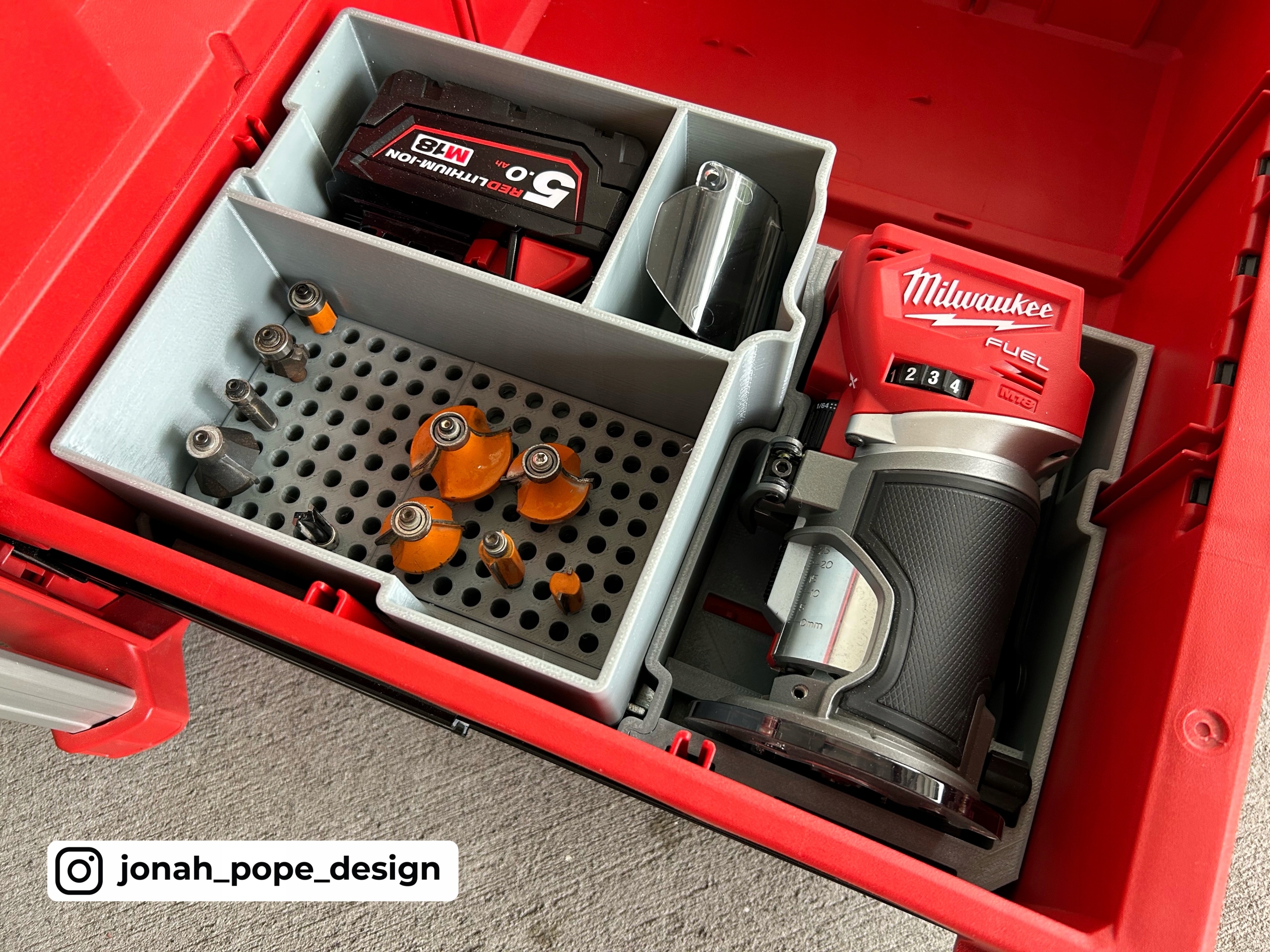 Wkładka Packout organizer do MIlwaukee M18 FTR