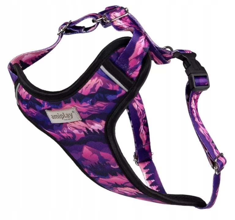 Amiplay Benature Szelki Bezuciskowe Dla Psa S 30-40CM Discovery Mountains