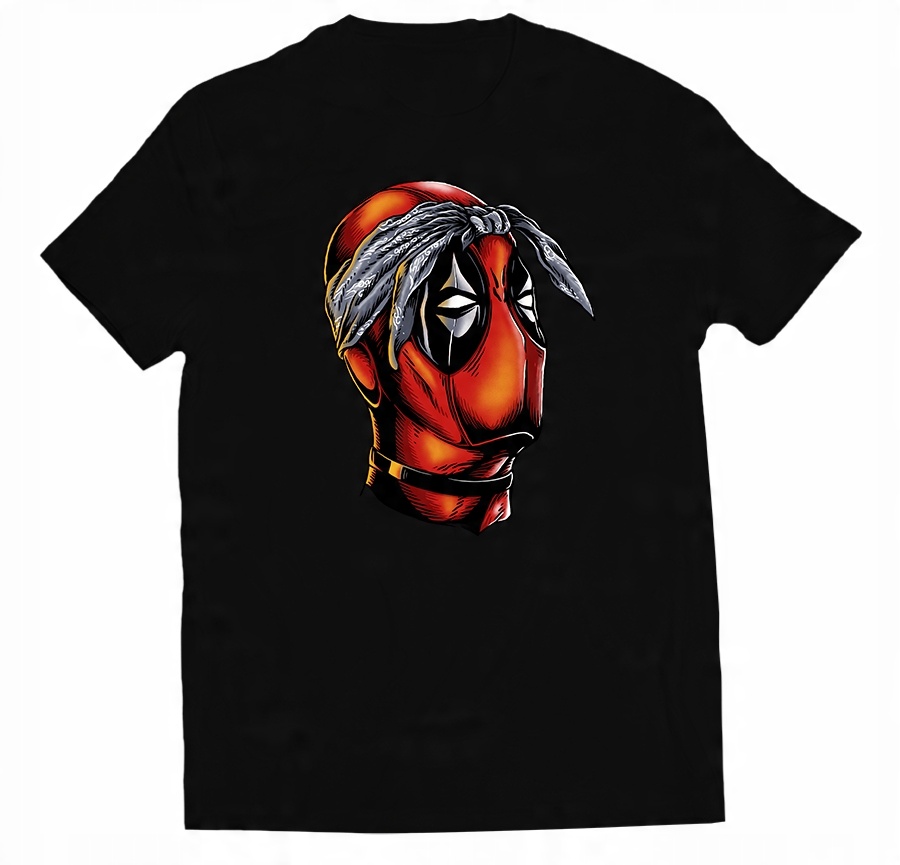 

Koszulka Dla Muzyka Deadpool Tupac Rap Raper 4XL