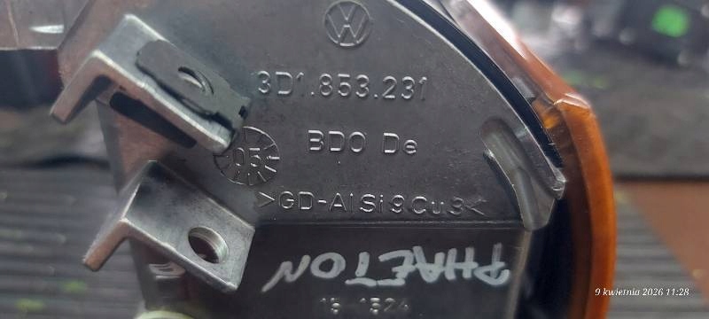 dials KRATKI SRODKOWE/side VW PHAETON