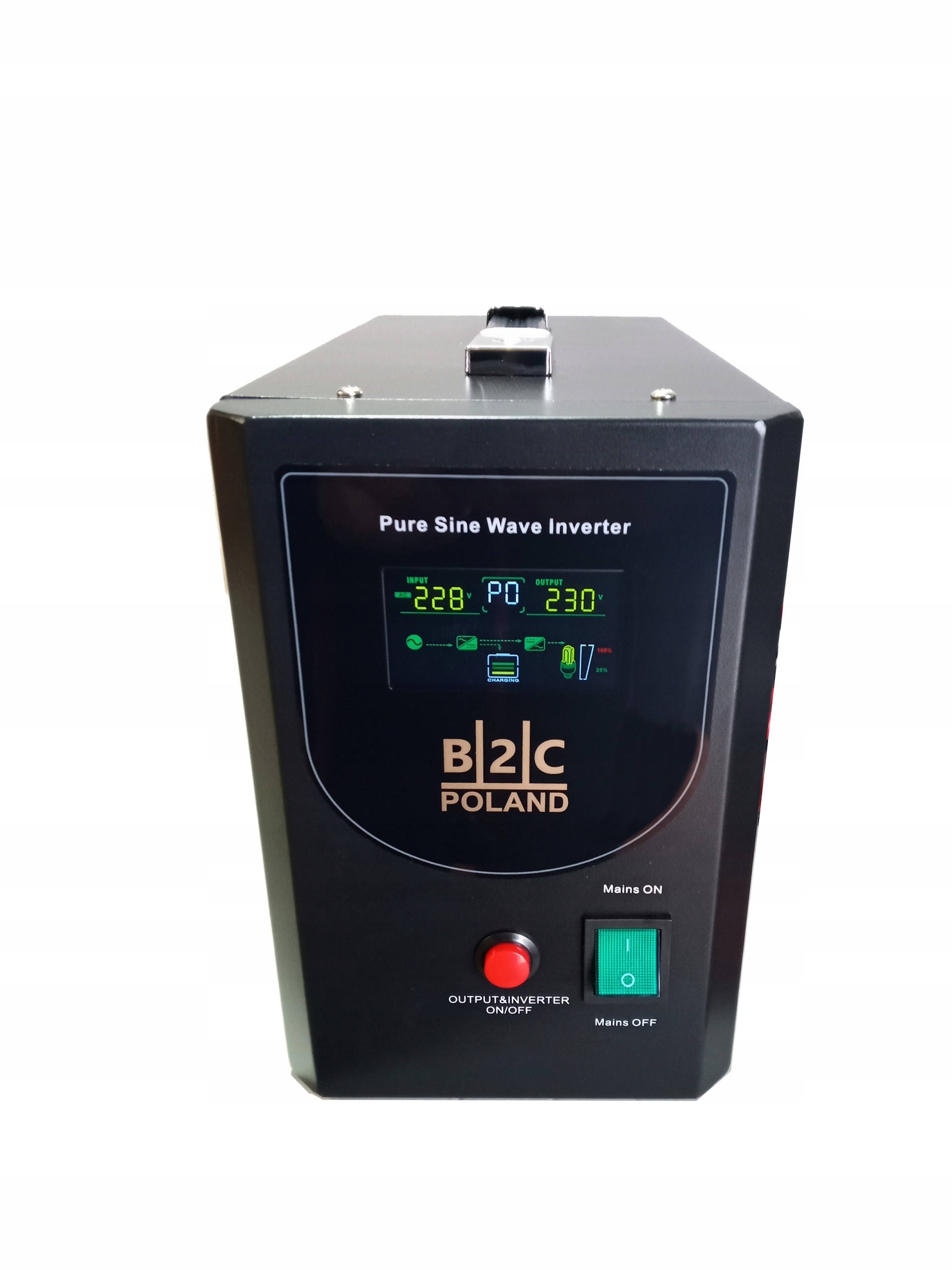 ZESTAW ZASILANIA AWARYJNEGO zasilacz awaryjny UPS 1500W + akumulator 100Ah Stan opakowania oryginalne