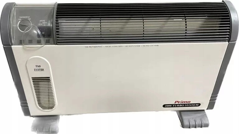 Grzejnik Elektryczny Z Nawiewem Turbo Konwektor 2000W Stojacy Na Ścianę