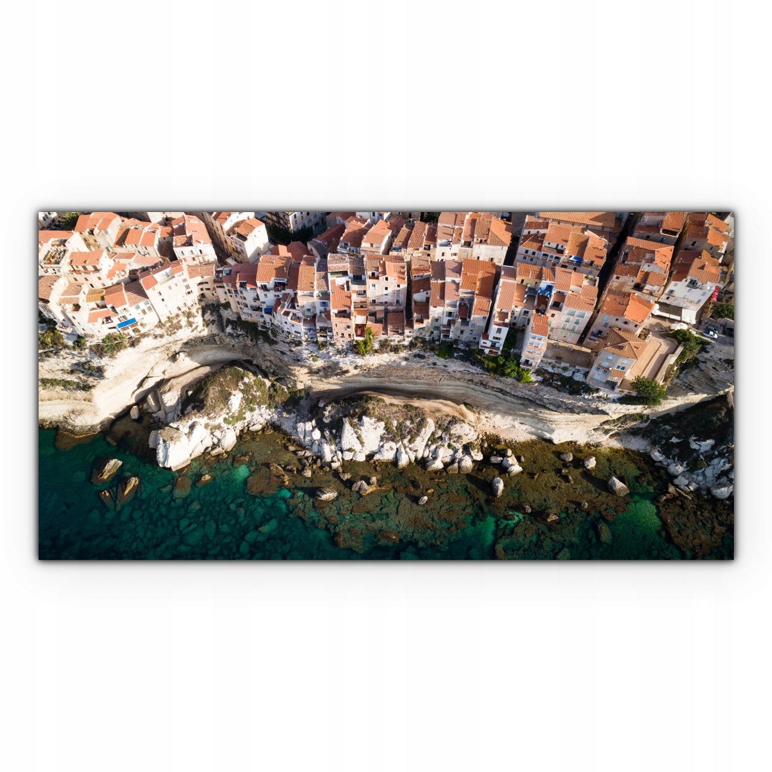 

Obraz Canvas dekoracja 120x60 Domy Klif Wybrzeże