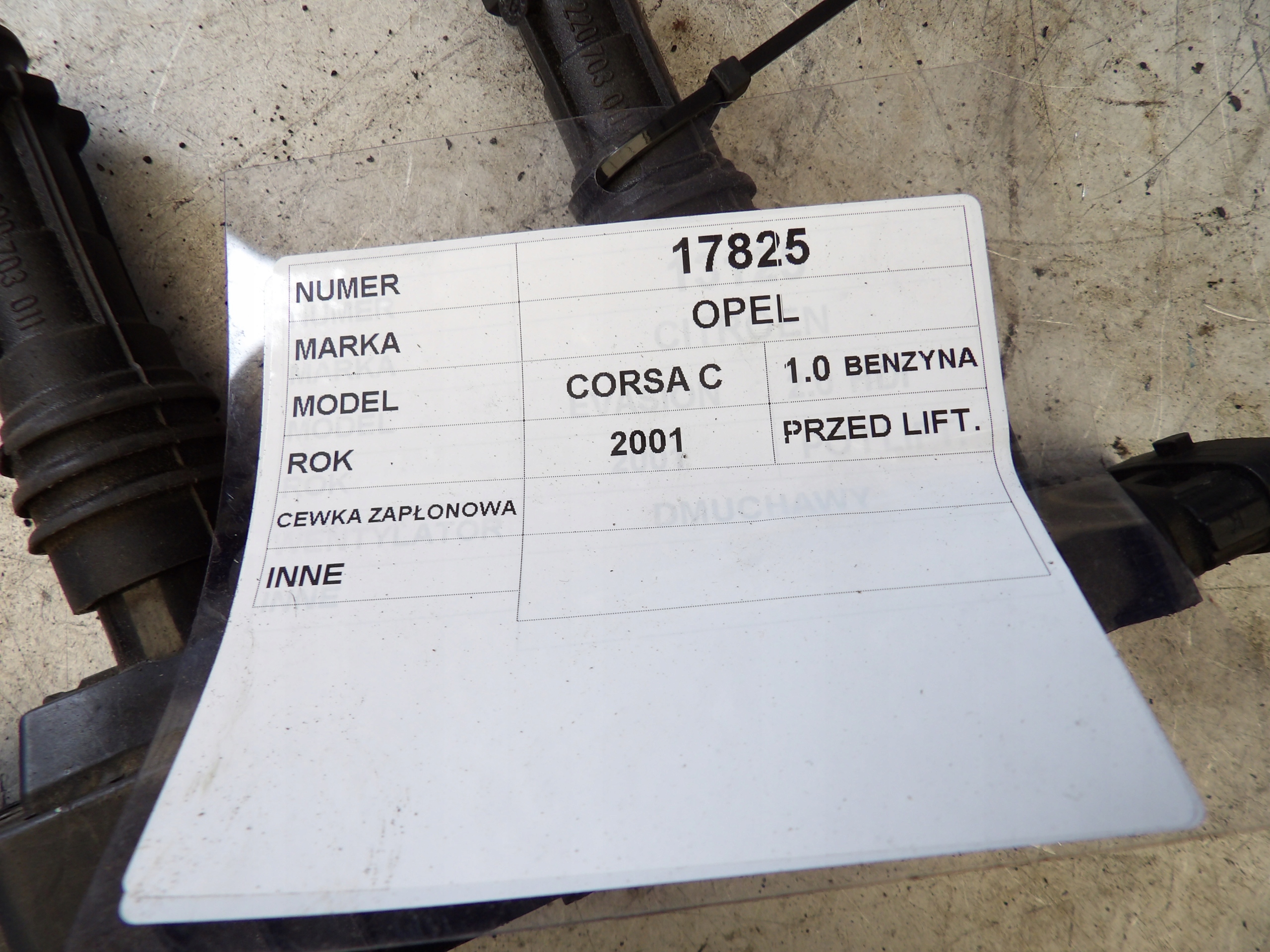 Opel Corsa C coil ignition 0221503471