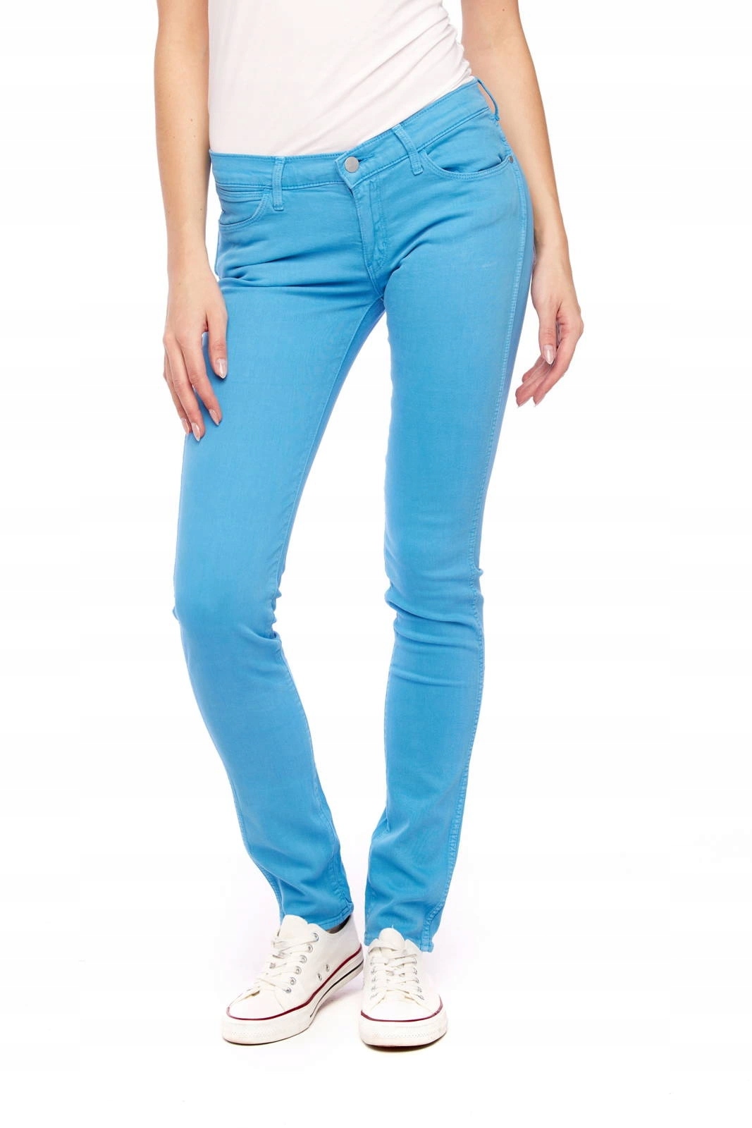 Dámské úzké nohavice džíny Wrangler Coryyn 70'S Blue W25FQ648Q 26/34