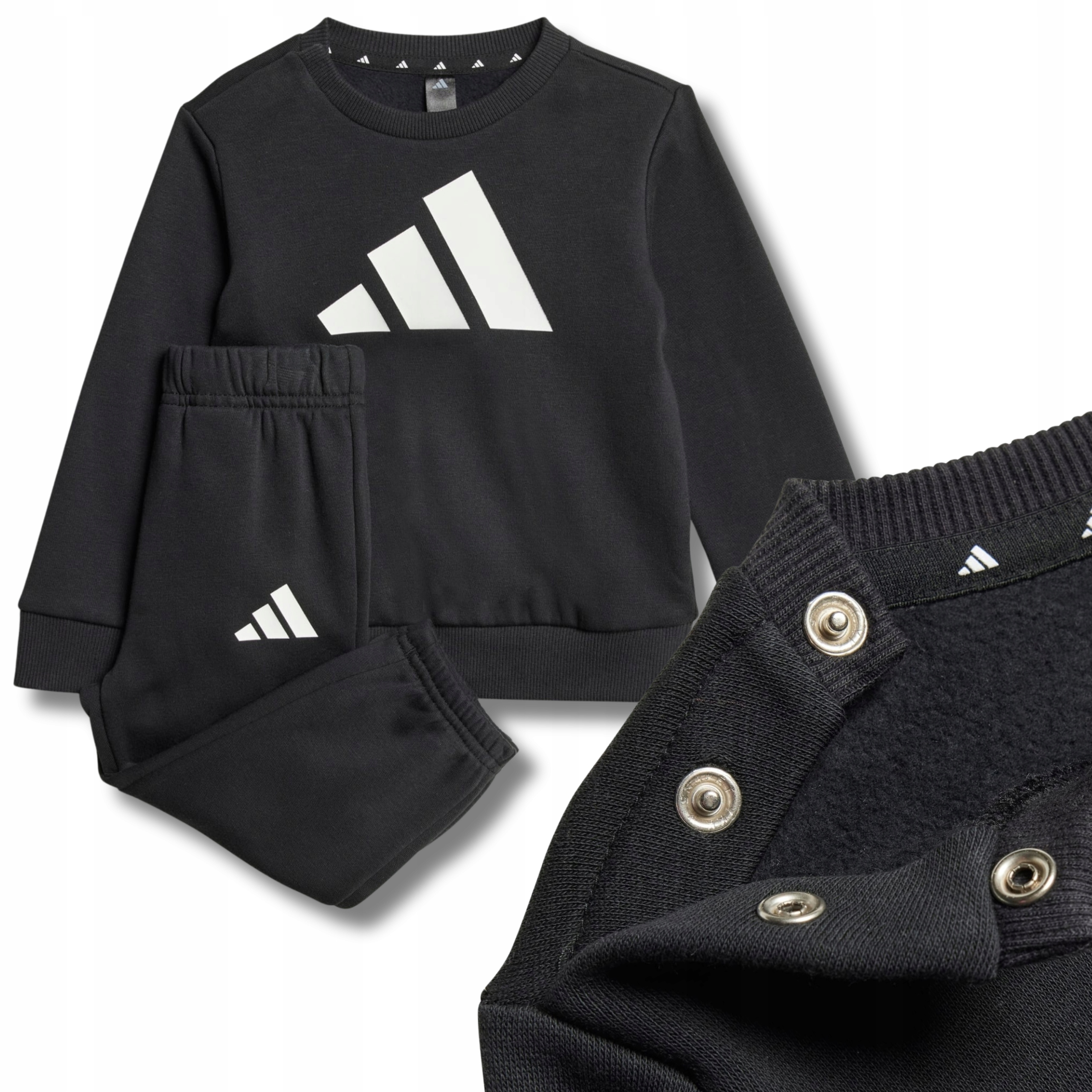 Dres Komplet Dziecięcy Bluza Spodnie Dresowy Sportowy Chłopięcy Adidas 104