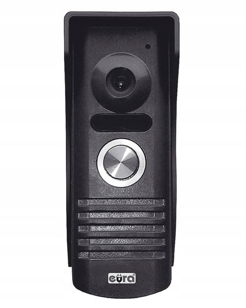 kaseta zewnętrzna wideodomofon jednorodzinna grafitowa VDA-10A3 Eura