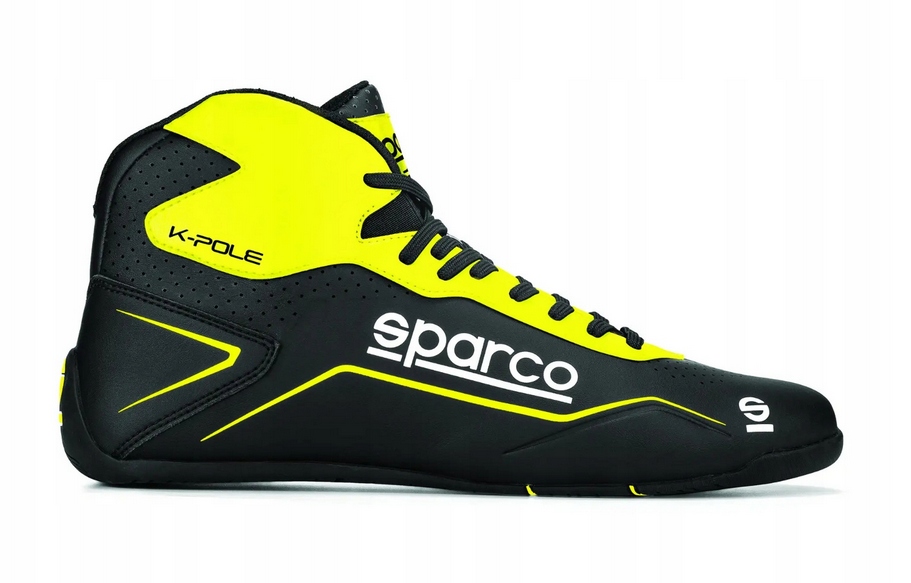 Kartingové boty Sparco K-pole černo-žluté vel