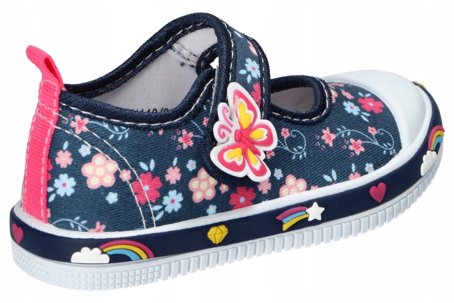 AMERICAN CLUB TEN140 TENISÓWKI, TRAMPKI DZIECIĘCE, WKŁADKA SKÓRZANA NAVY 23 Płeć dziewczynki