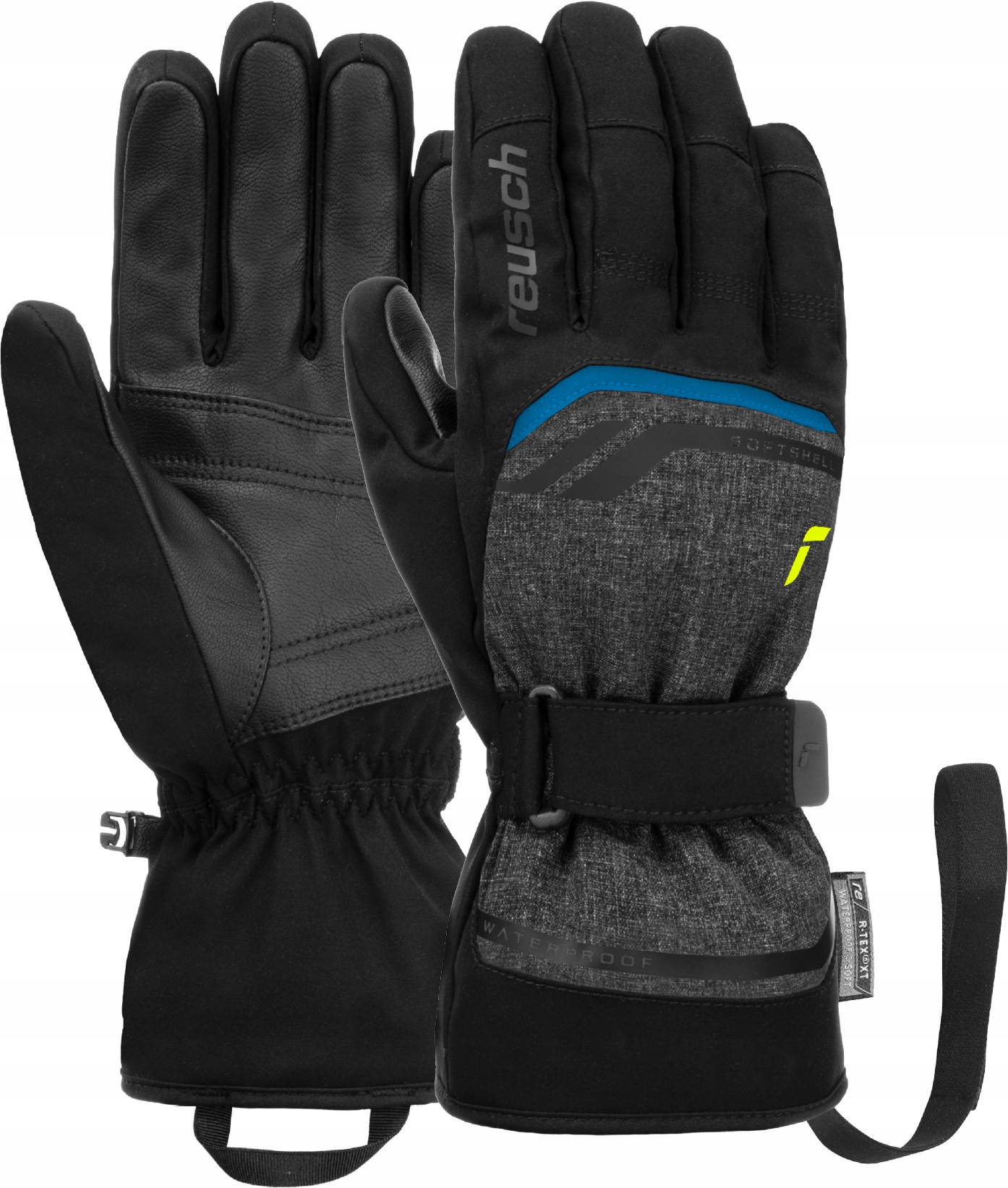 Lyžařské rukavice Reusch Primus R-tex Xt Velikost: 9 L blk/yel/blue