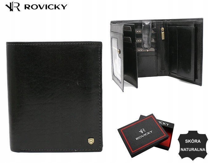 Velká pánská kožená peněženka se systémem Rfid Lumar