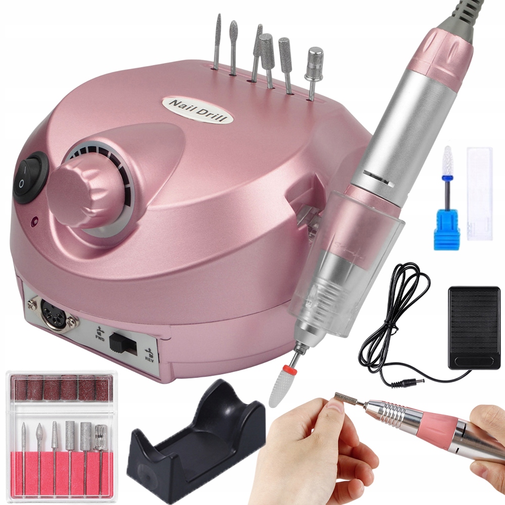Bruska Na Nehty 65W Manikúra Pedikúra Silná Profesionální Frézy