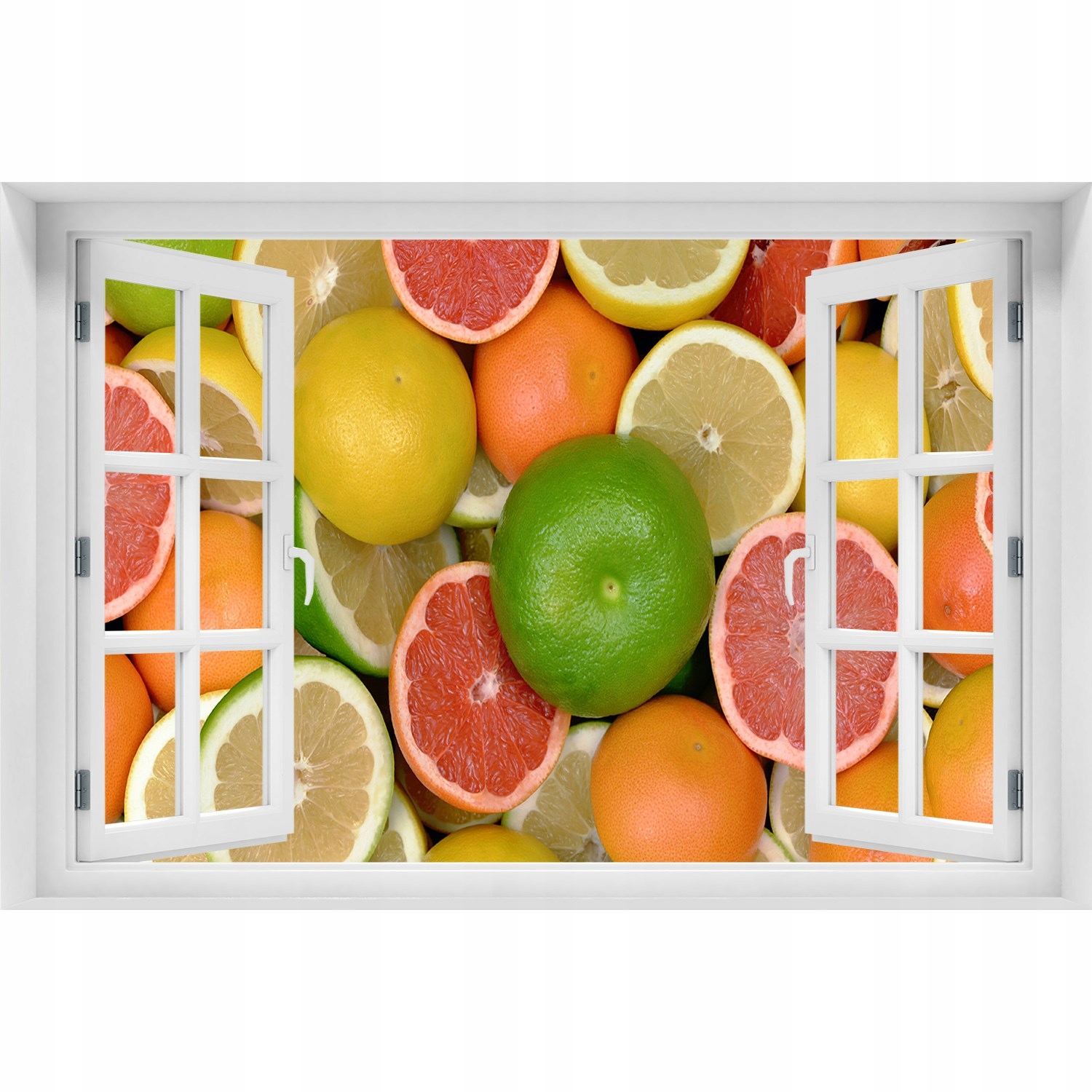 

Okno Naklejka Samoprzylepna Owoce cytrusowe 120x80