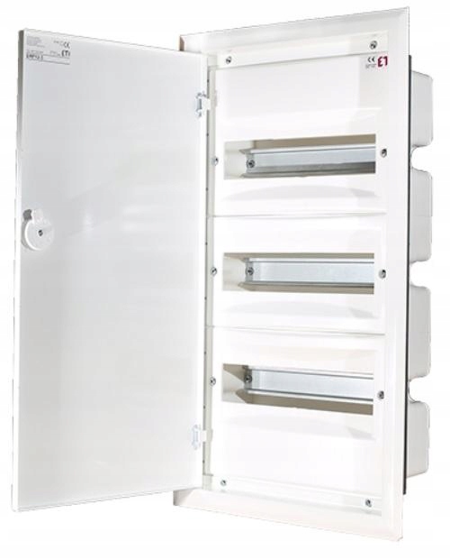 Podomítkový rozvaděč Erp 3x12 dveří kovový Eti
