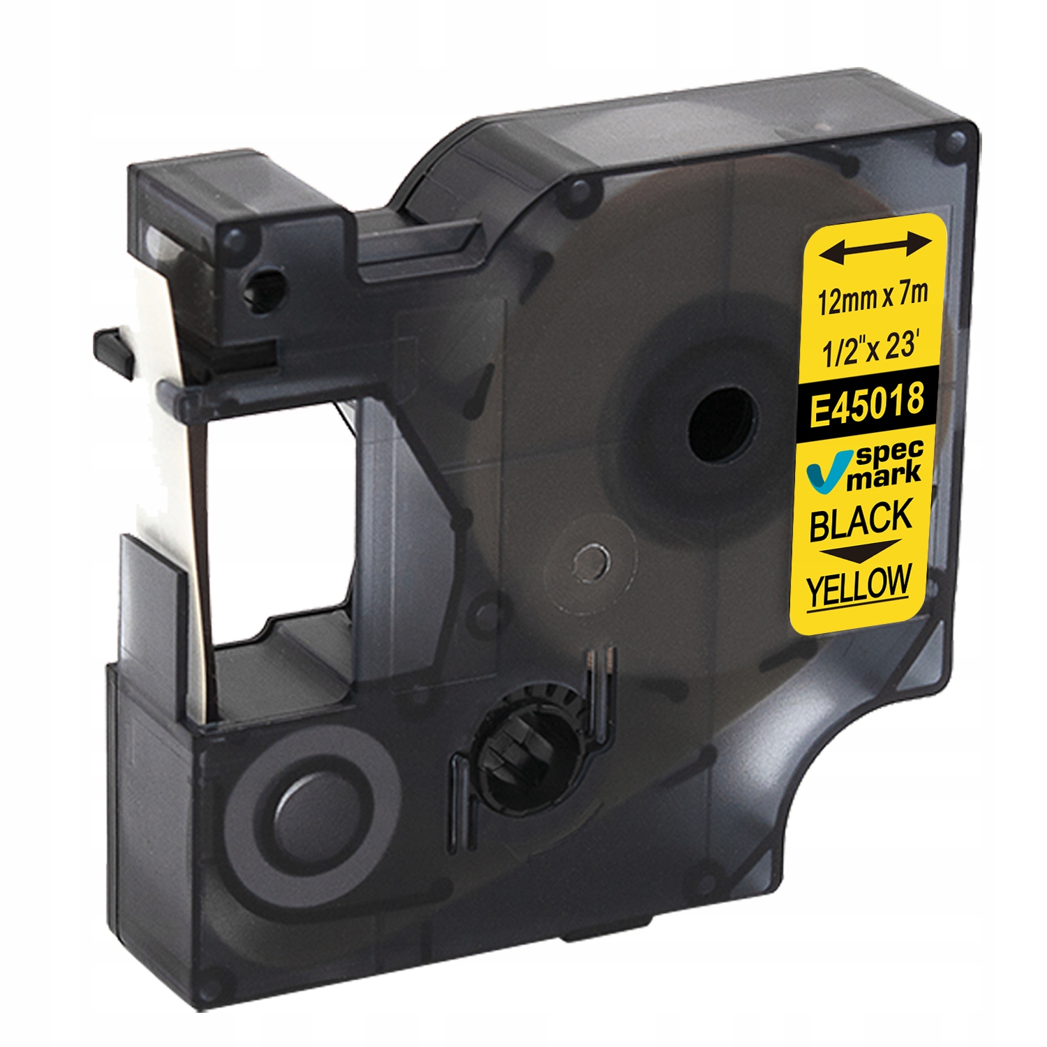 Taśma do DYMO D1 45018 12mm/7m żółta S0720580