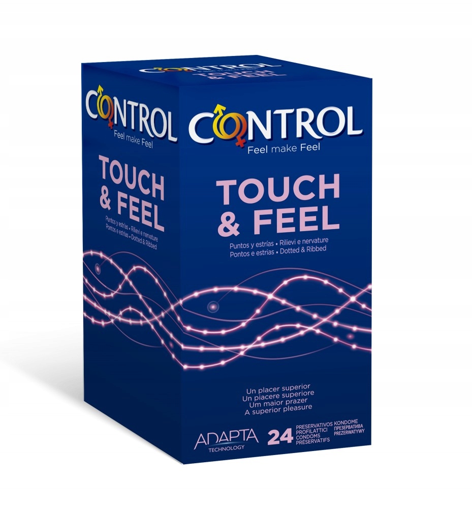 

Prezerwatywy z wypustkami/żebrowaniami 24 Control
