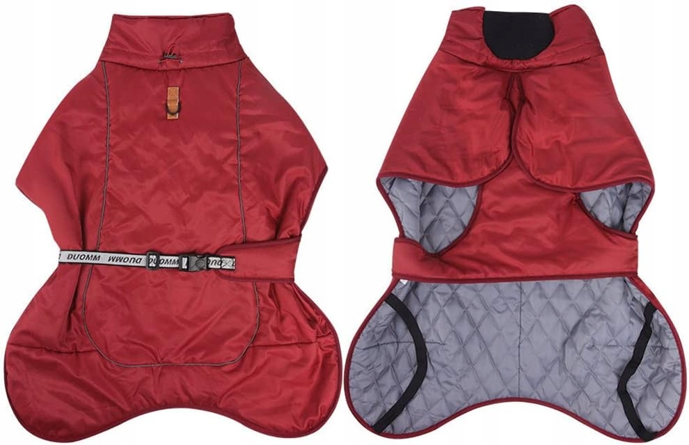 Levně Kabát Vesta Derka Pro Psa Velikost 2XL Odstíny Červené