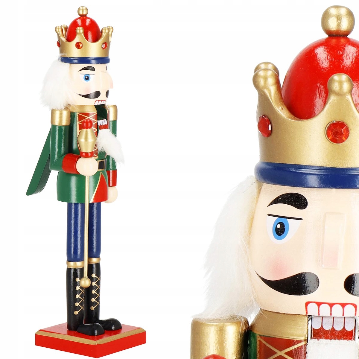 

Dziadek Do Orzechów Figurka Świąteczna 38cm Ozdoba
