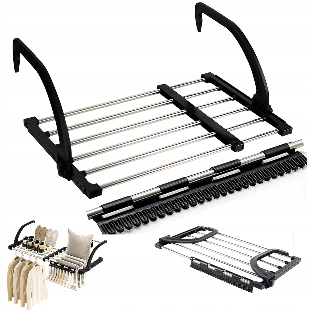 Levně Regulovatelná Sušák pro oblečení na balkoně 64-110 cm