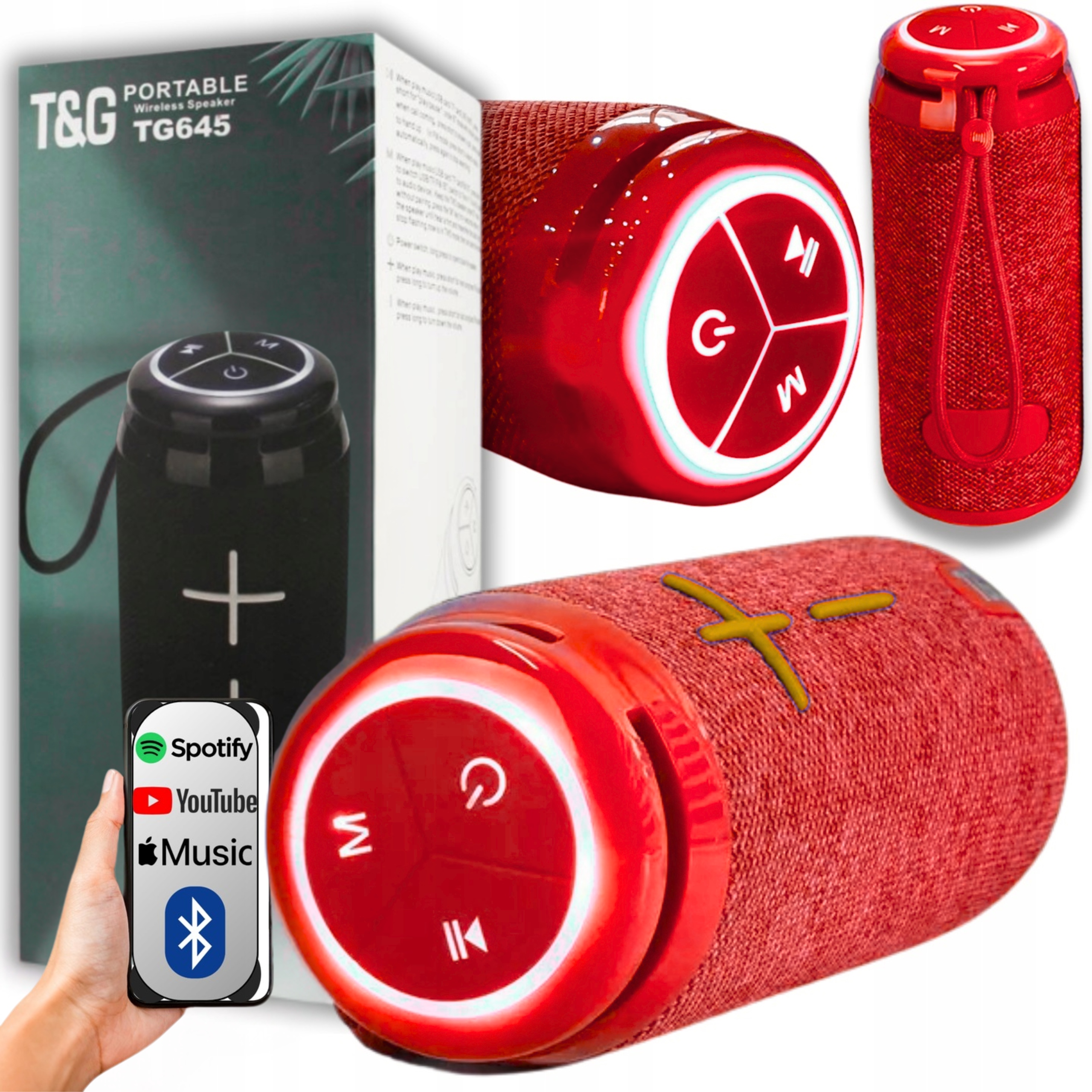 Zestaw głośników 2.1 T&G tg-645 5 W czarny