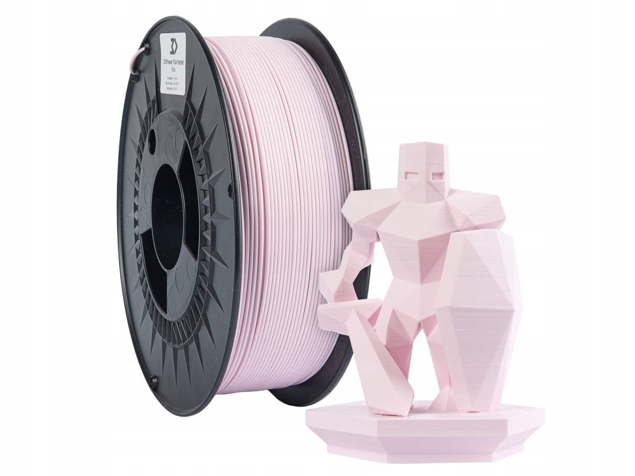 Filament 3DPower Pla Pastel 1.75mm Pink 1kg Różowy