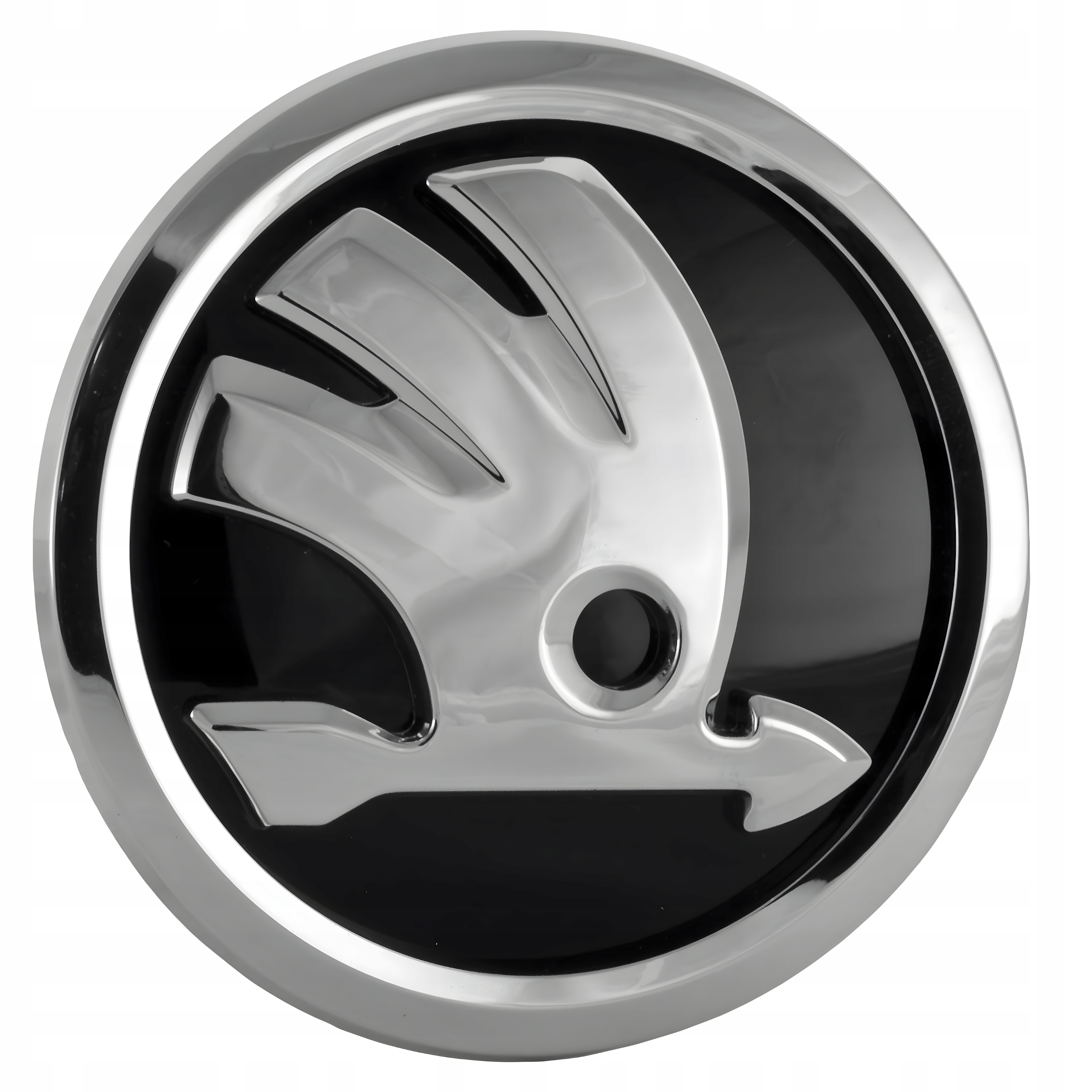 Emblemat Znaczek do Skoda 80mm logo Fabia Roomster Octavia Rapid Scala Yeti