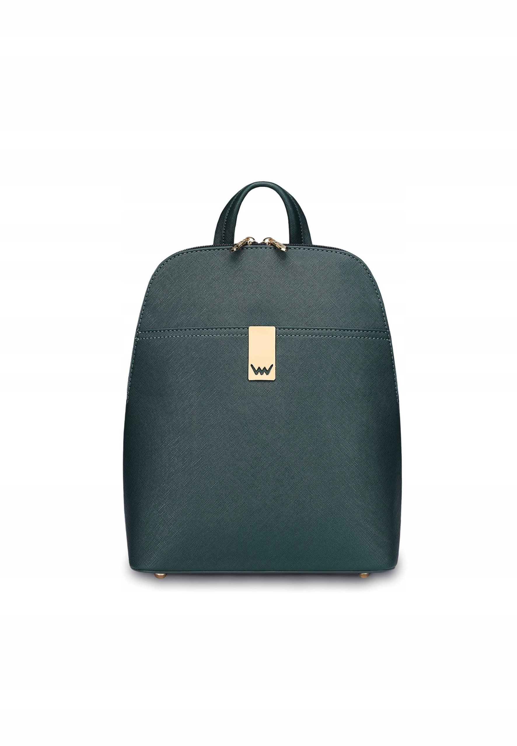 Městský batoh Vuch Filipa zelený elegantní 7 l koženkový