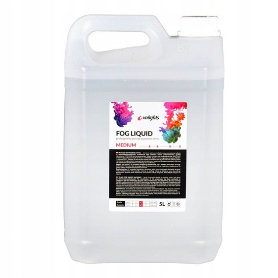 Evolights płyn do wytwornicy dymu średni Medium 5L
