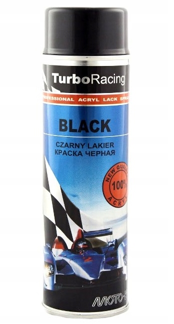 

Lakier Czarny Mat Spray 500ml Moto-k