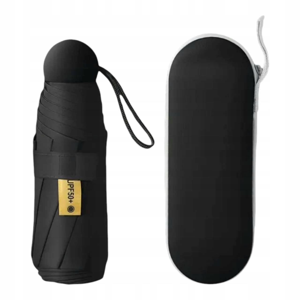 Kapesní deštník kompaktní skládací malý mini pouzdro Lehké