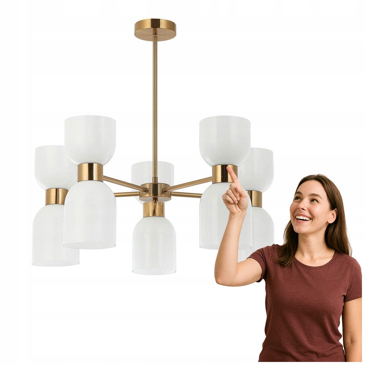 Luster Monza PND-57602-5-BRO Italux