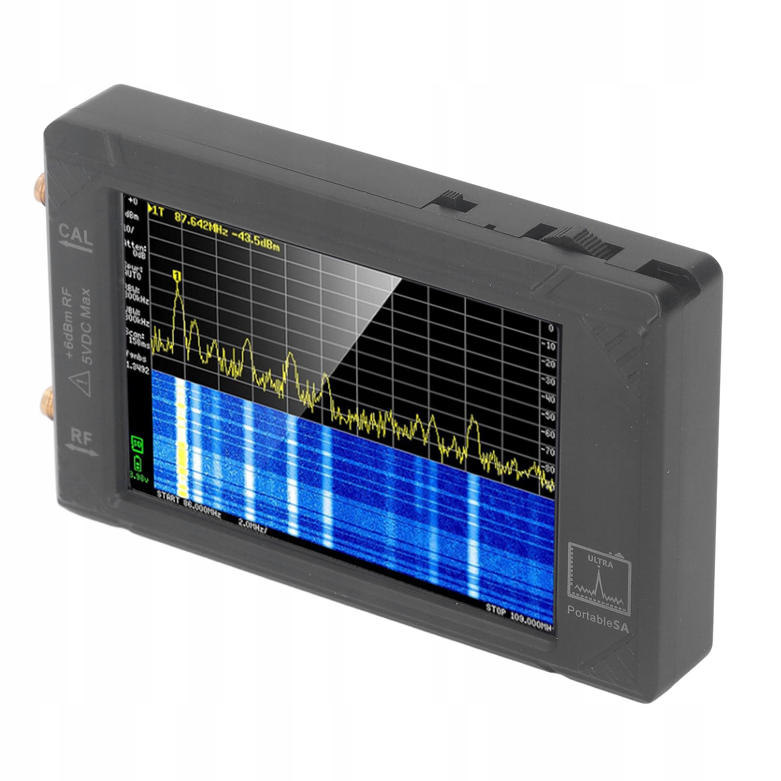 Prenosný analyzátor spektra 100kHz 5.3GHz S 32GB Tf Kartou