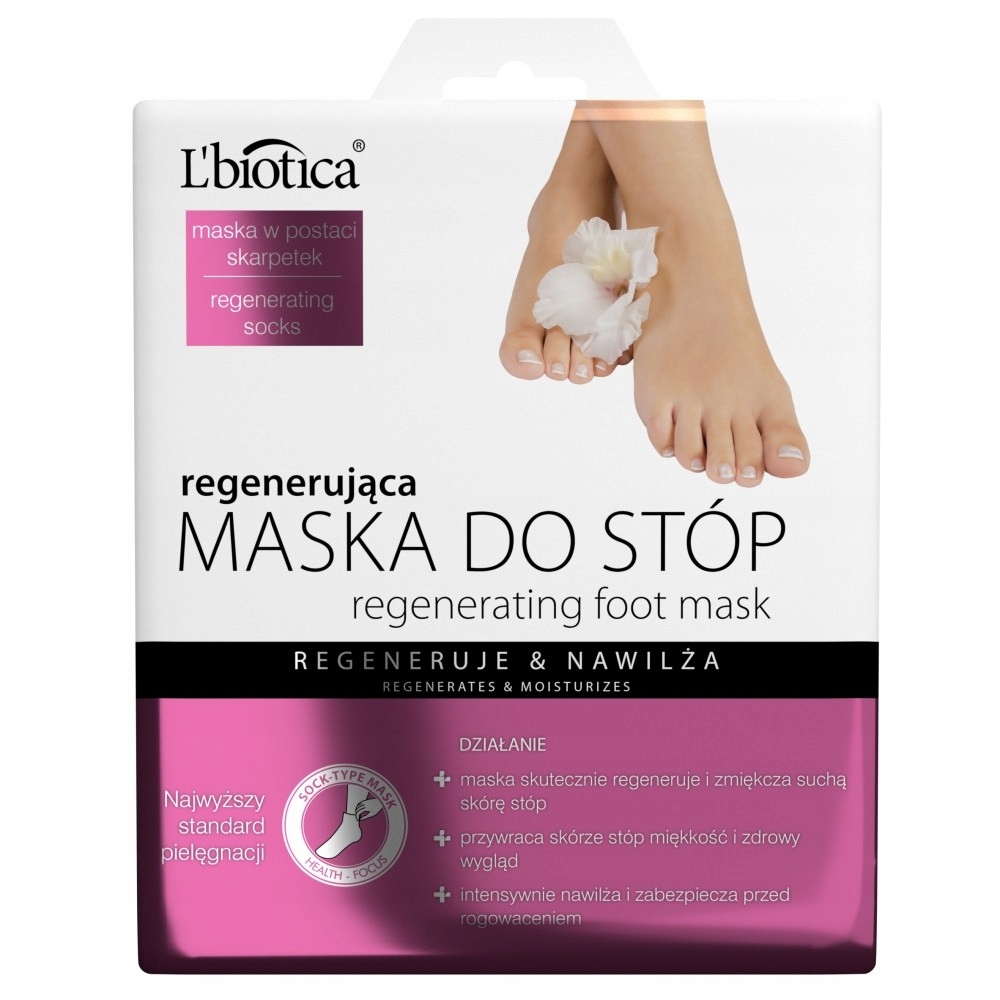 

L'biotica Maska Stopy skarpetki Regenerujące 32ml