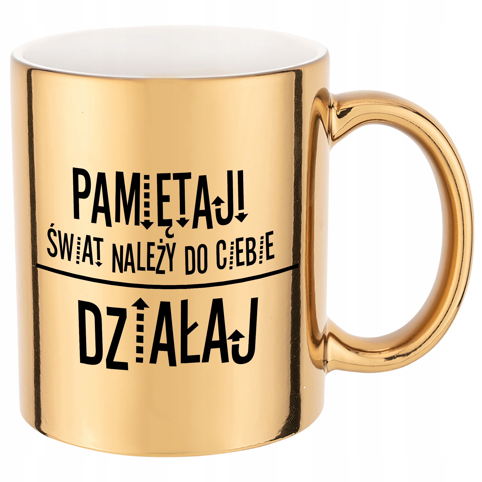 

Kubek Błyszczący Złoty Wiele Wzorów Cytaty