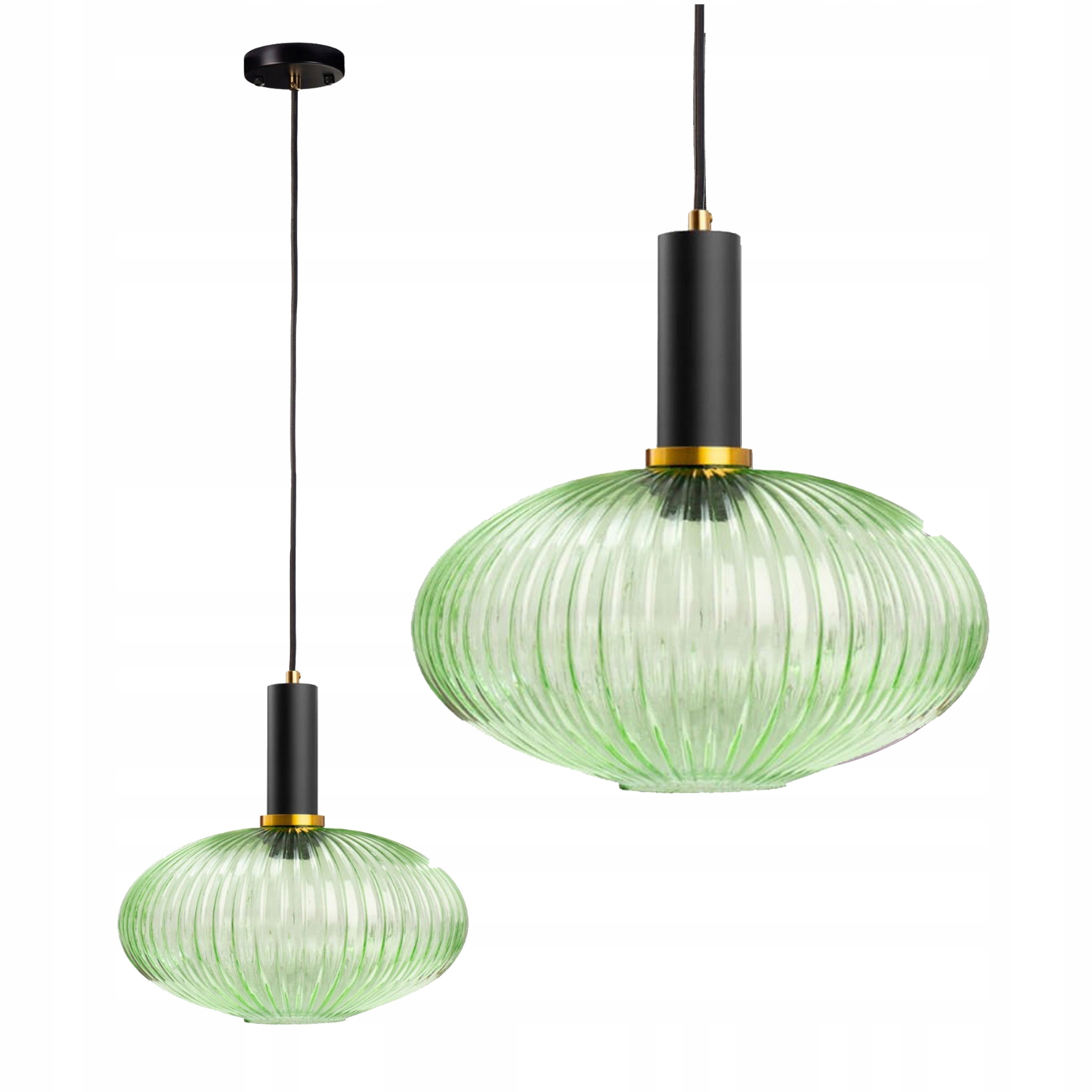 

Lampa Wisząca Sufitowa Szklana Żyrandol Zwis Led