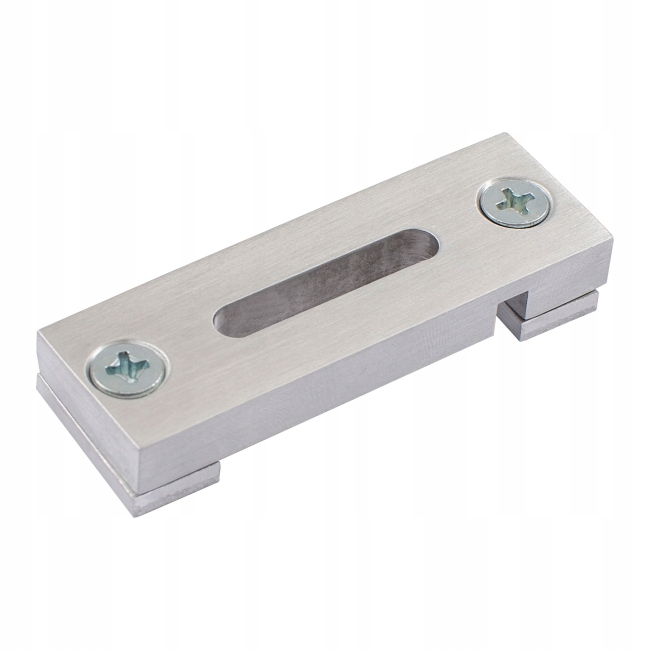 

Wspornik sufitowy podwójny aluminium/biały