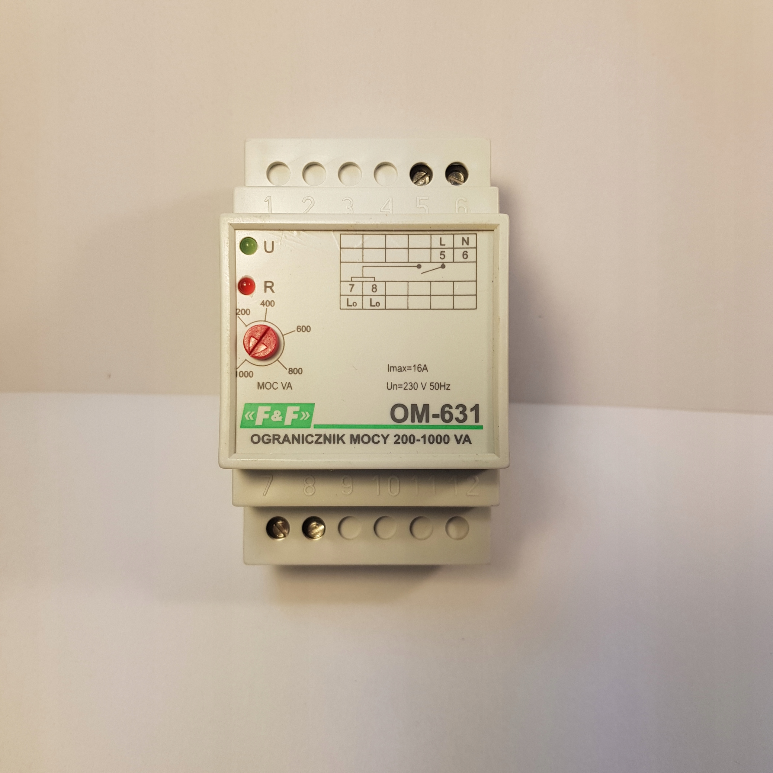 Omezovač přepětí F&f 16A 230V IP20 OM-631 Nový