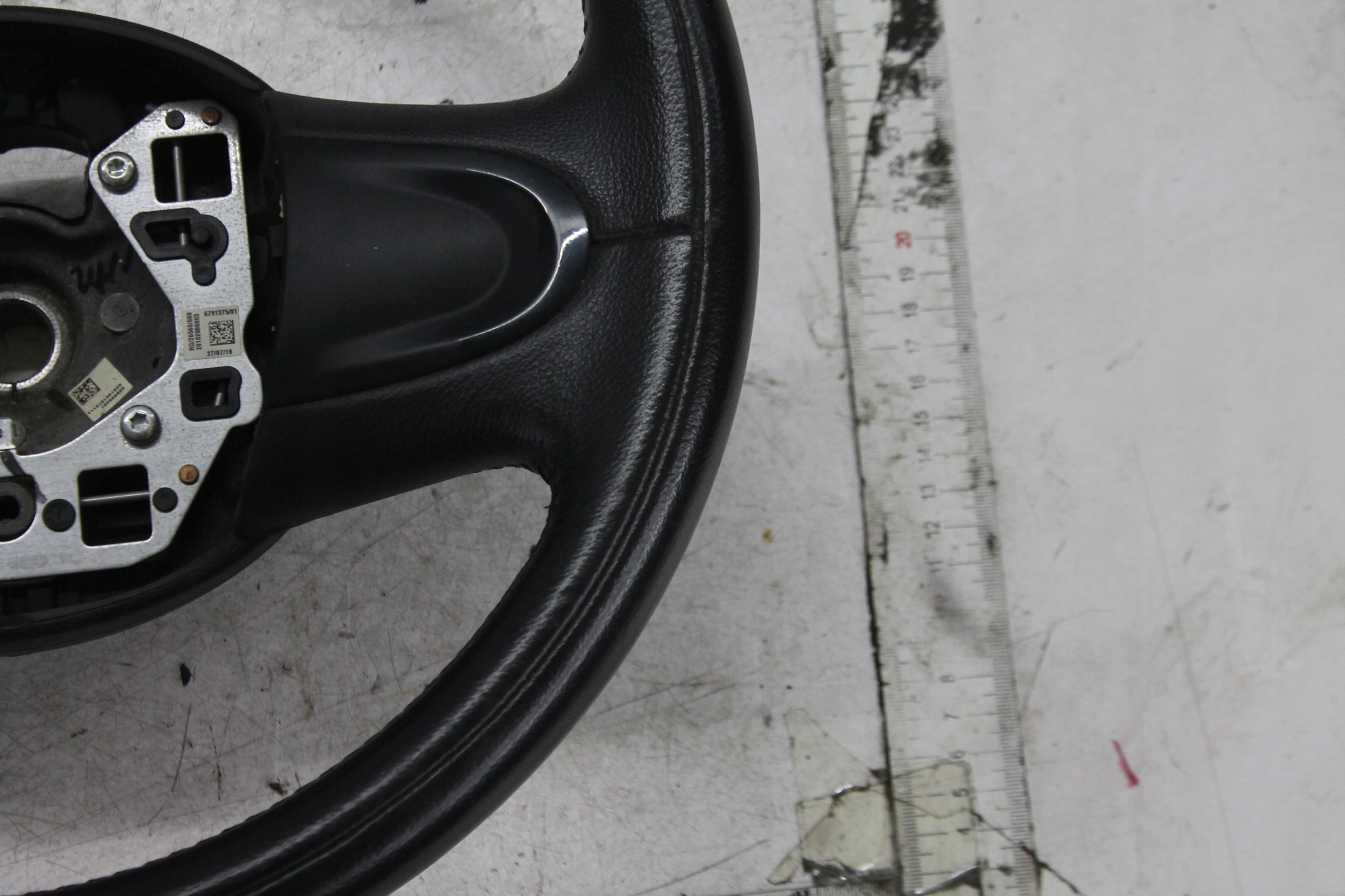 steering wheel, leather black MINI R55 R56 07-14