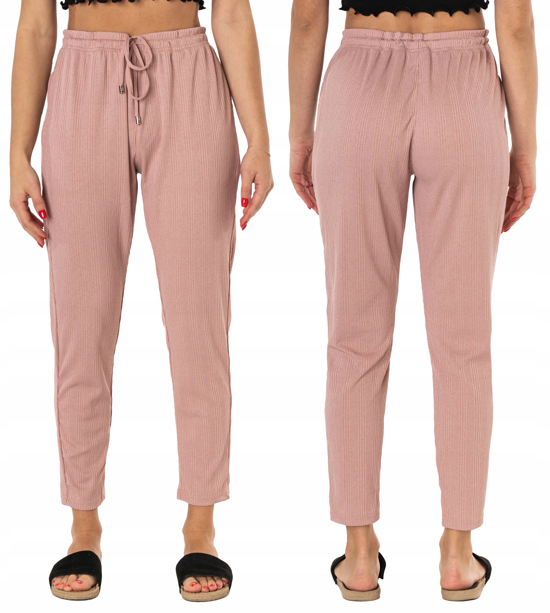 

Cienkie Spodnie Damskie Plażowe Lato 46134-3 r XXL