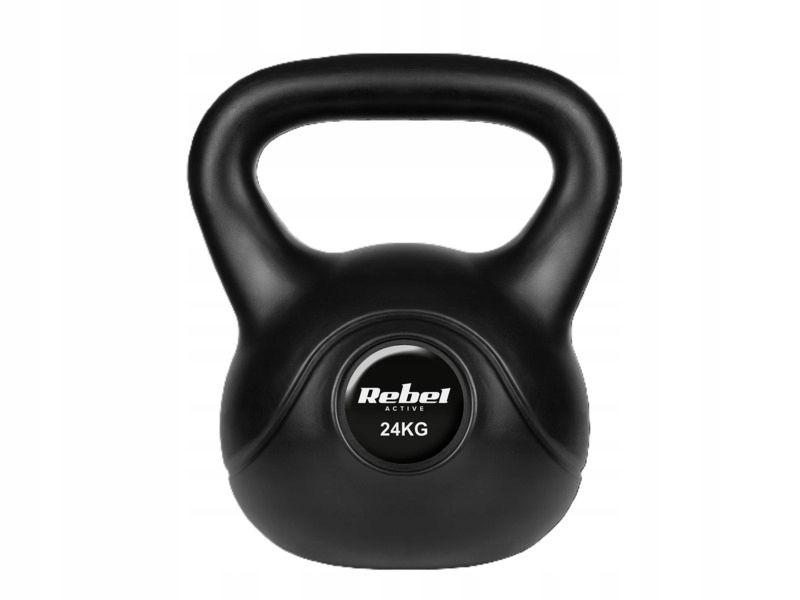 Kettlebell 24kg kettle hantel obciążenie odważnik kula do ćwiczeń Abs Rebel