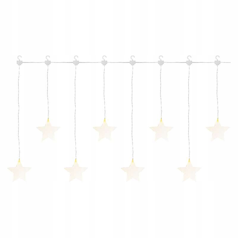 

Girlanda kurtyna lampki choinkowe sople gwiazdki