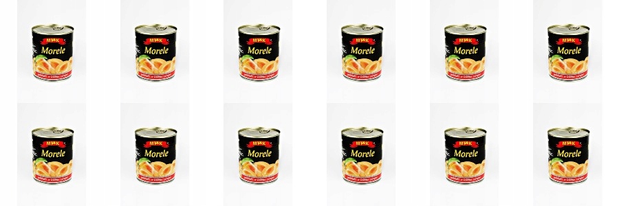 Levně 12 x 820 g Mk Meruňky půlky v lehkém sirupu Karton