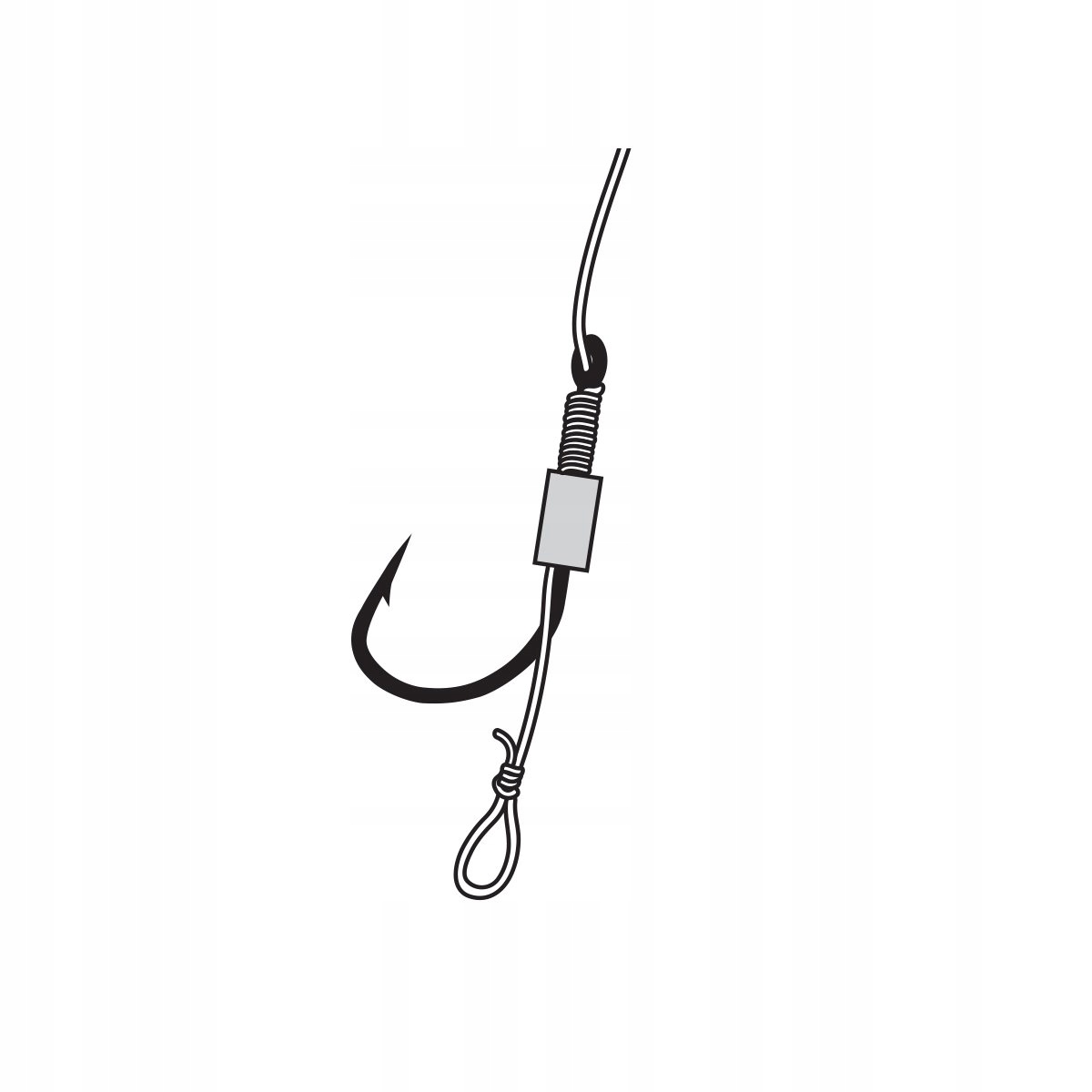 Haczyki Method Feeder Mfa Z Przyponem Jaxon 0,22mm Włos 8szt #6 Żyłka