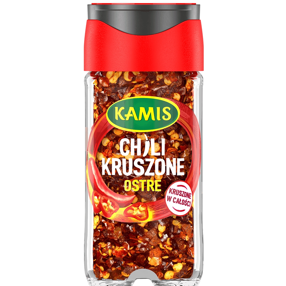 KAMIS Chili Kruszone w Słoiku 29g