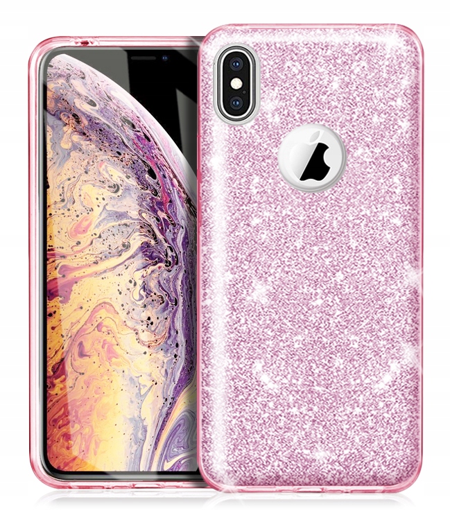 

Etui Shining Brokat do Iphone Xs Max Szkło