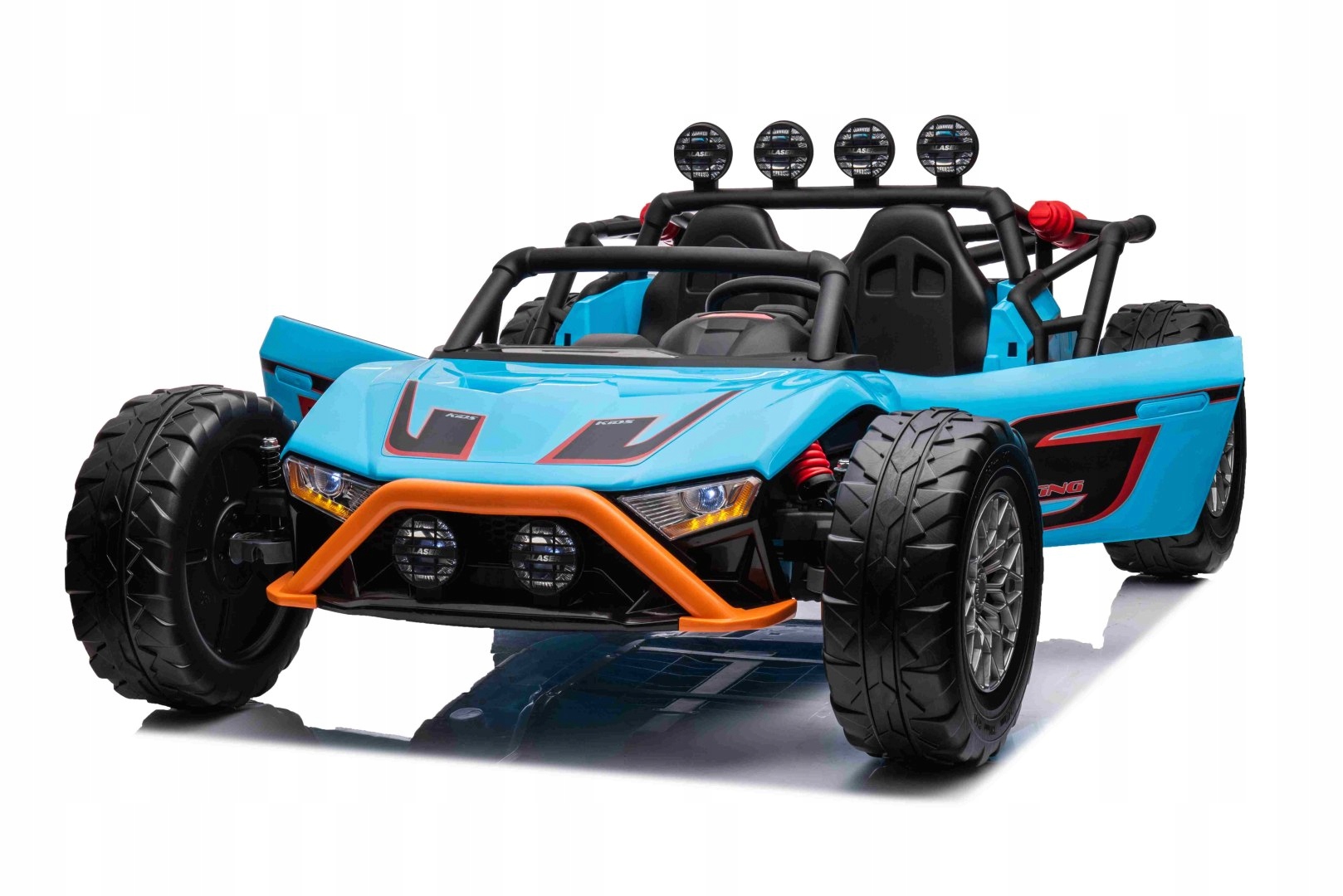 Auto na akumulator Pojazd Buggy Racing 5 Niebieski 24V Długość pojazdu 148 cm