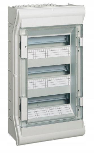 Nástěnný rozvaděč VE312L 3x12 IP65