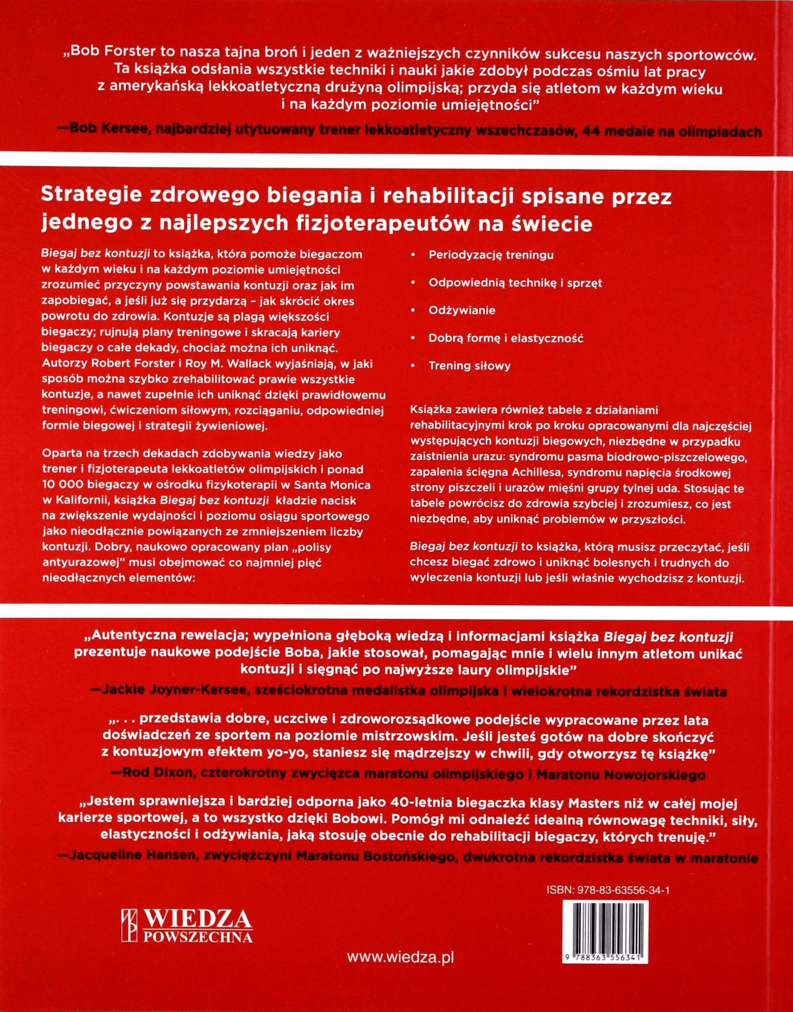 BIEGAJ BEZ KONTUZJI - Robert Forster [KSIĄŻKA] Stan opakowania oryginalne